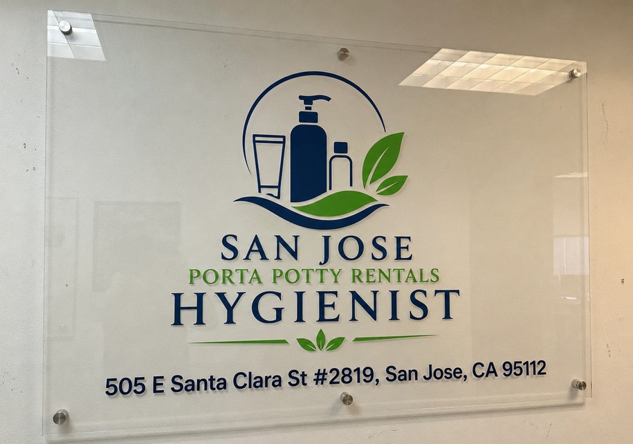 San Jose Porta Potty Rentals Hygienist storefront signage
